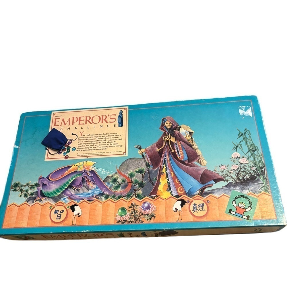 Discovery Toys Emperor’s Challenge 1986 Board Game Rare Vintage